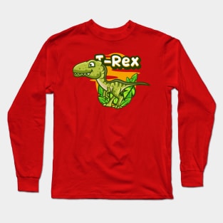 Cute T-Rex Long Sleeve T-Shirt